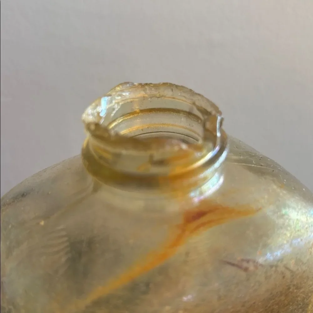 🎀Vintage🎀 1940s/50s Square Ribbed Bottle Found In The Sea